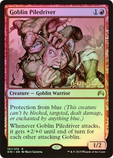 (Promo-Prerelease)Goblin Piledriver/ゴブリンの群衆追い